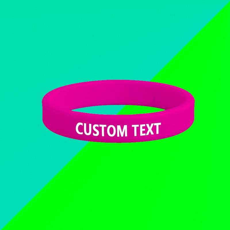 Custom Silicone Wristbands 100pcs Set, Gift for Her/Him